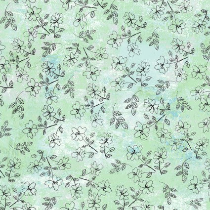 Blush Light Mint T-25-78 Fabrics Clothworks