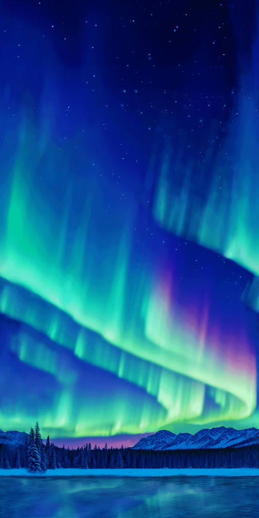 Cosmic Flow Blue Green 108" Wide Backing Fabric - 8458 76 - 2 YARD CUT Studio E Fabrics Fabrics Studio E Fabrics