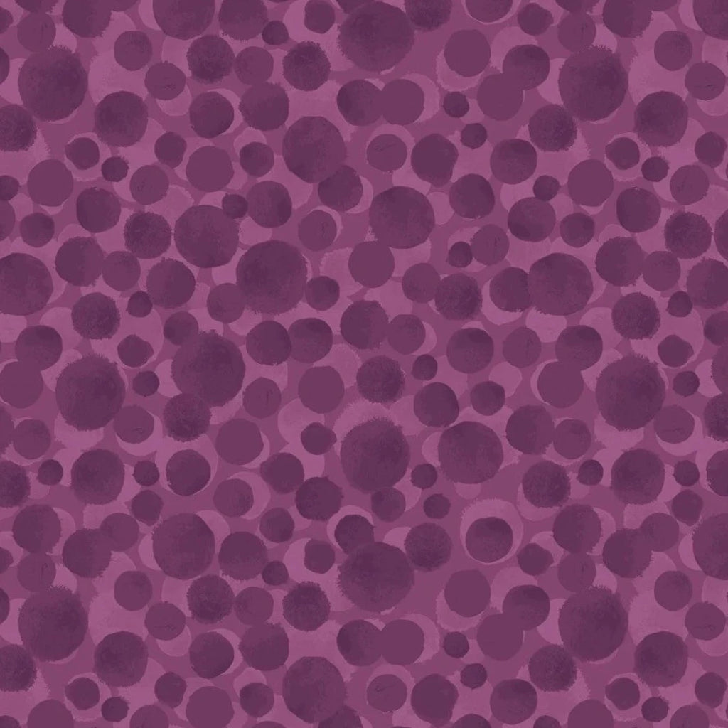 Bumbleberries Purple Berry 324 Fabrics Lewis & Irene   