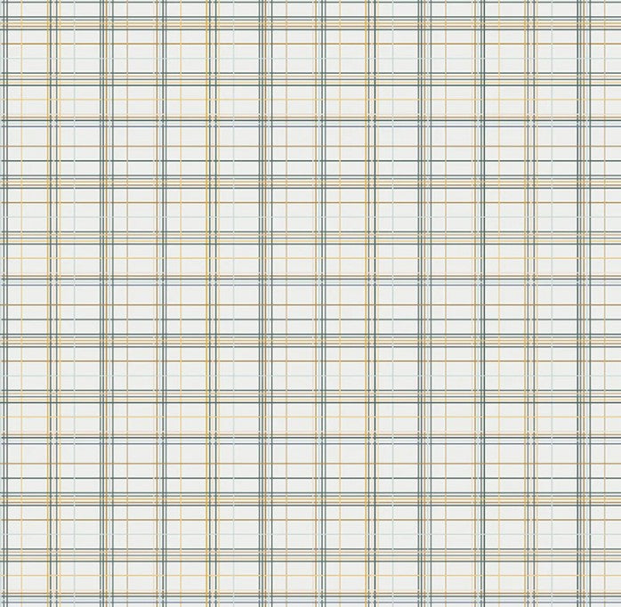Little Goldi Plaid Mist Grey Y3671-116 T-25-87 Fabrics Clothworks