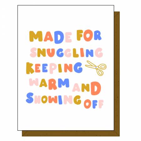 Greeting Card "Made for..." Apparel & Accessories Checker   