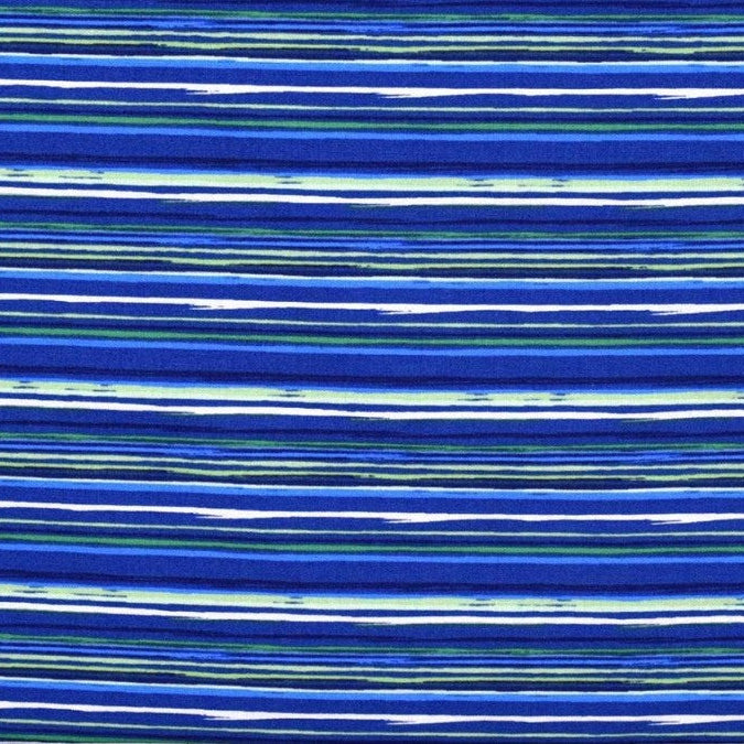 Margo Stripe Blue - T-25-57 Fabrics Clothworks
