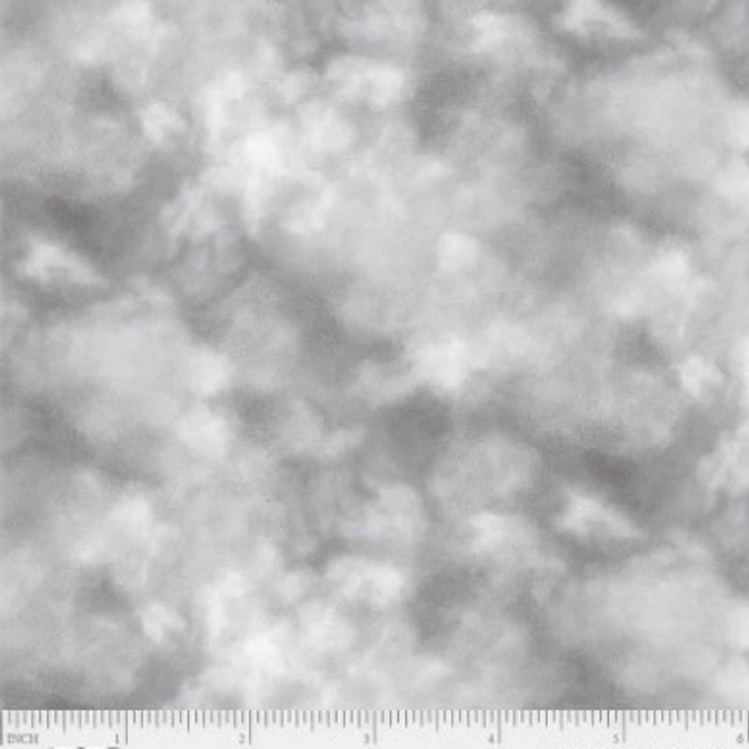 On Safari Clouds Silver T-25-11 Fabrics P&B Textiles