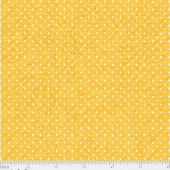 Darling Ducklings Pindot Yellow T-25-49 Fabrics P&B Textiles