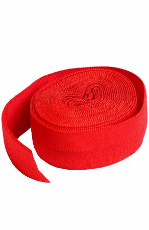 Fold-over Elastic 3/4in x 2yd Atom Red Bag Making Checker