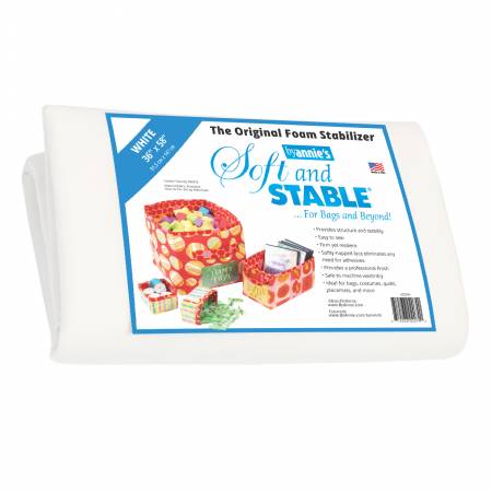 Soft and Stable White 100% Polyester Foam Stabilizer SS2036 Bag Making By Annie