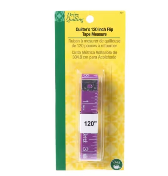 Quilters 120in Flip Tape Measure #3011D Tool Checker