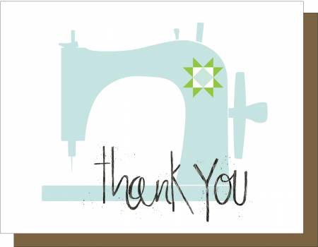 Greeting Card "Thank You" Apparel & Accessories Checker   