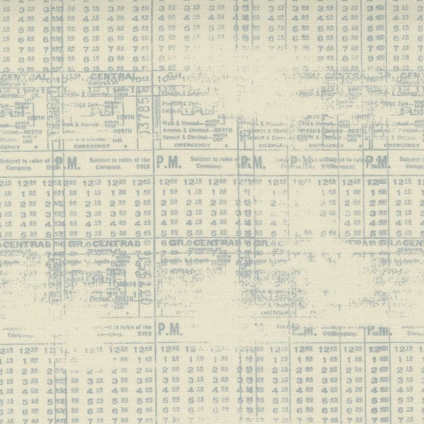 Modern Background Typeset Cream T-25-23 Fabrics Moda Fabrics