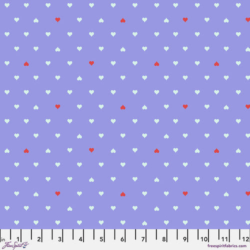 Besties Unconditional Love Bluebell PWTP221B Fabrics Free Spirit