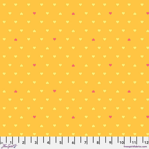 Besties Unconditional Love Buttercup PWTP221B Fabrics Free Spirit