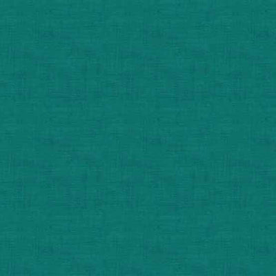 Teal, Linen Texture 1 Yard Basics