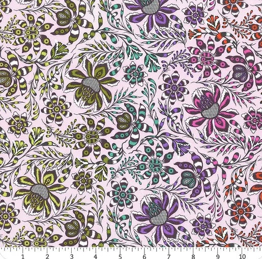 Roar! Wild Vine Blush PWTP227B Fabrics Free Spirit