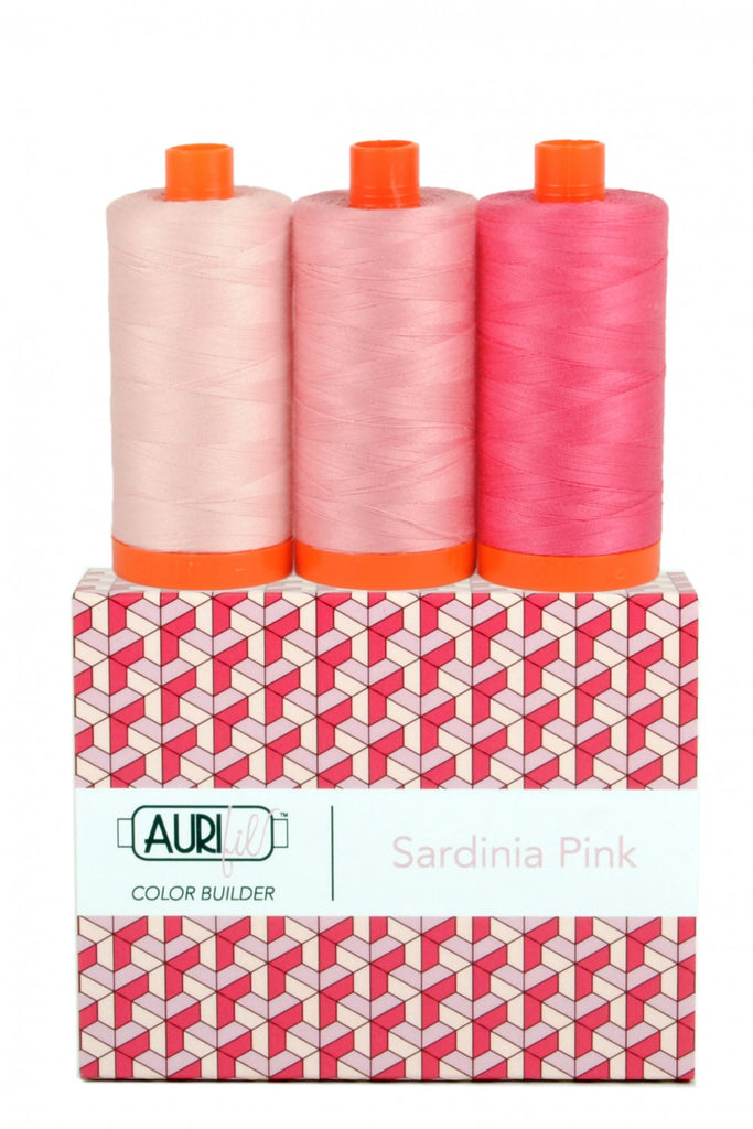 Aurifil Color Builder 3 pc Set - Sardina Pink AC50CP3-001 Thread Aurifil   