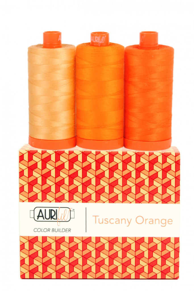 Aurifil Color Builder 3 pc Set - Tuscany Orange AC50CP3-003 Thread Aurifil   