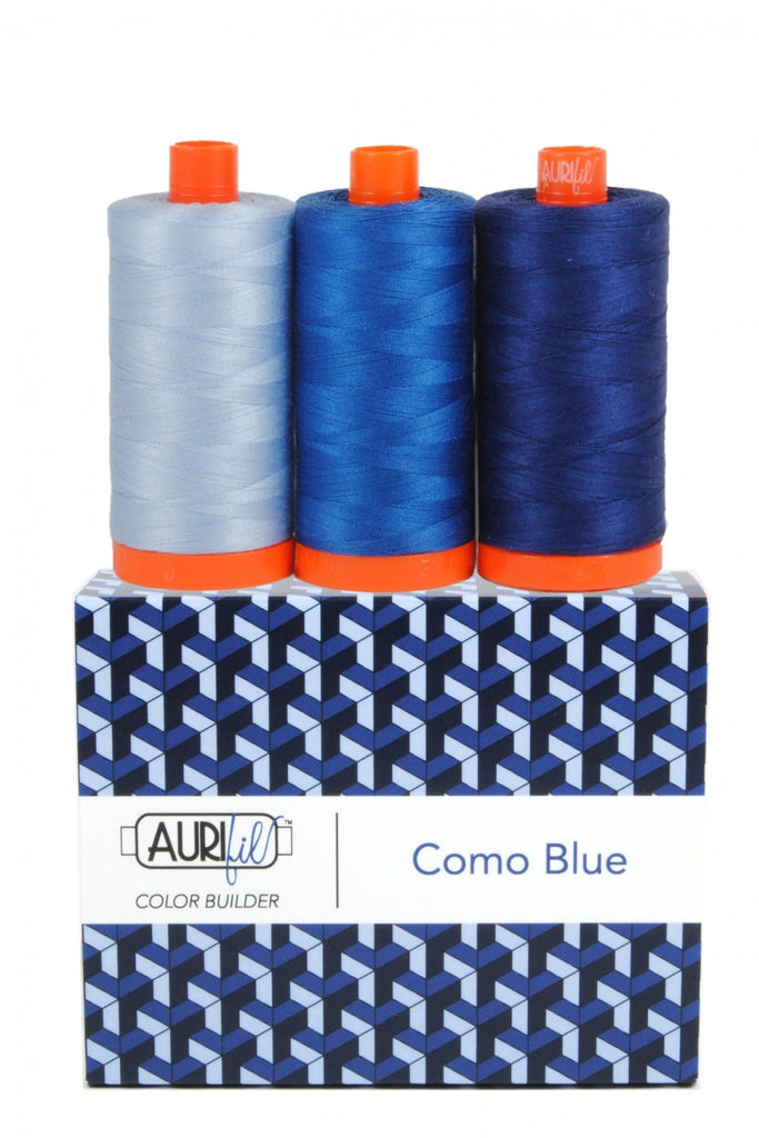 Aurifil Color Builder 3 pc Set - Como Blue AC50CP3-006 Thread Aurifil   