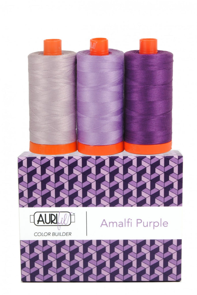 Aurifil Color Builder 3 pc Set - Amalfi Purple AC50CP3-007 Thread Aurifil   