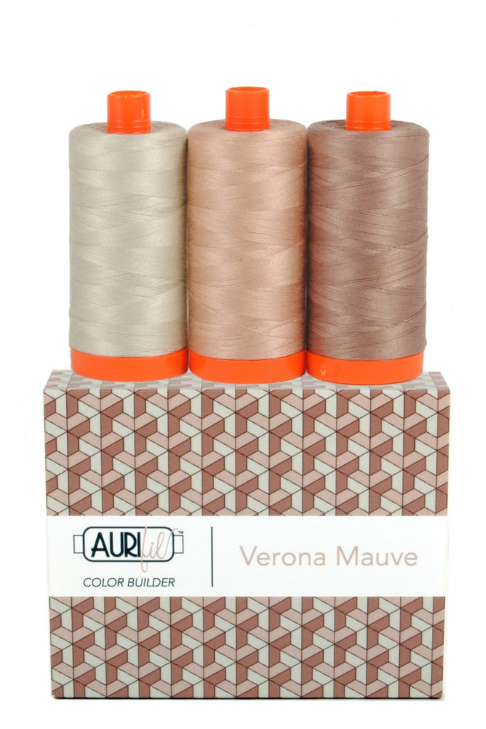 Aurifil Color Builder 3 pc Set - Verona Mauve AC50CP3-011 Thread Aurifil   