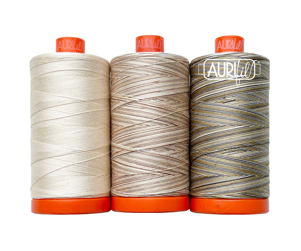 Aurifil Color Builder 3 pc Set - Rubber Tree AC50CP3-023 Thread Aurifil   