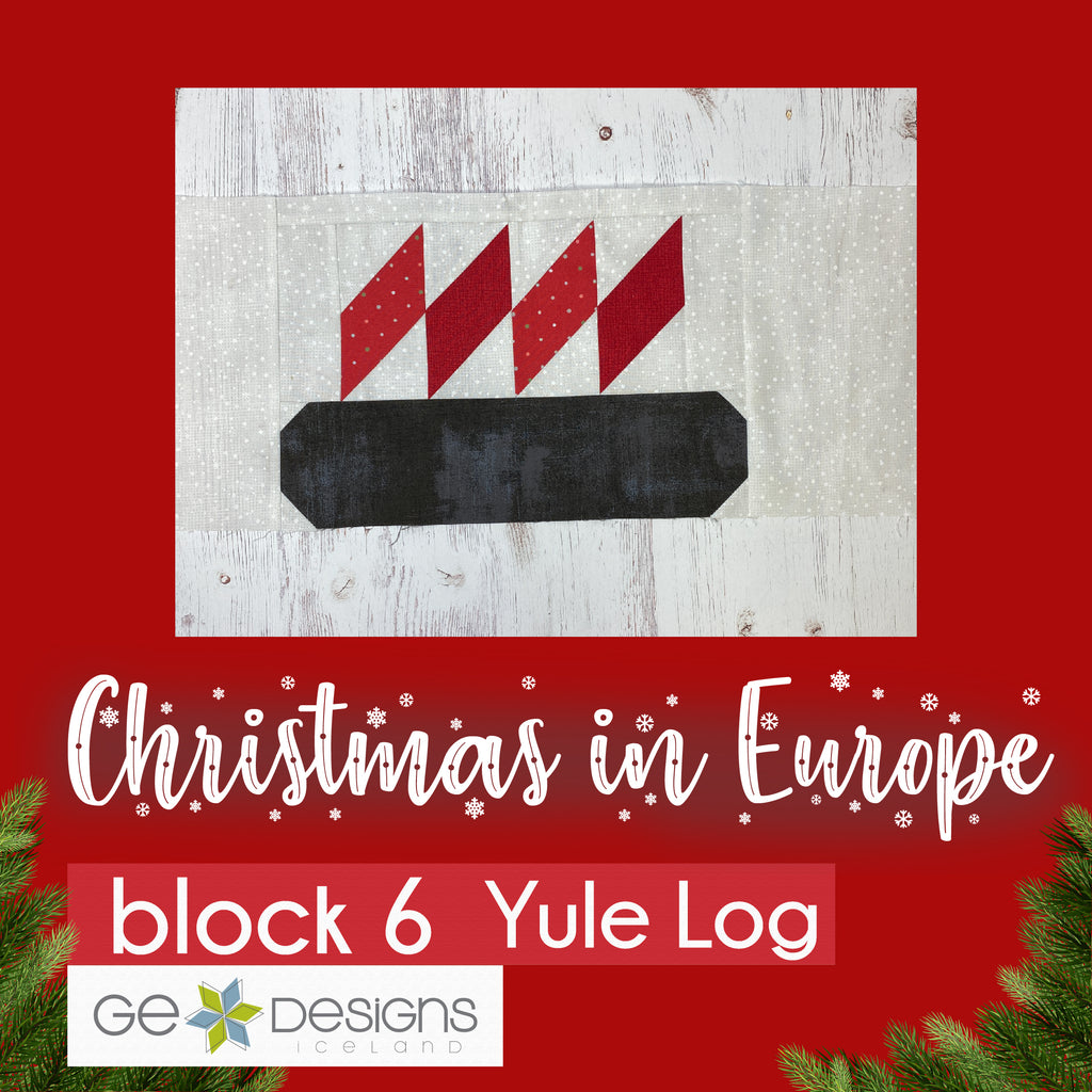 Christmas In Europe -BLOCK 6- pattern with video Pattern GE Designs   