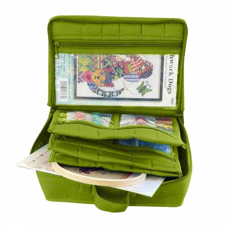 Yazzii Mini Craft Organizer Large Green CA14G Storage & Bags Yazzii   