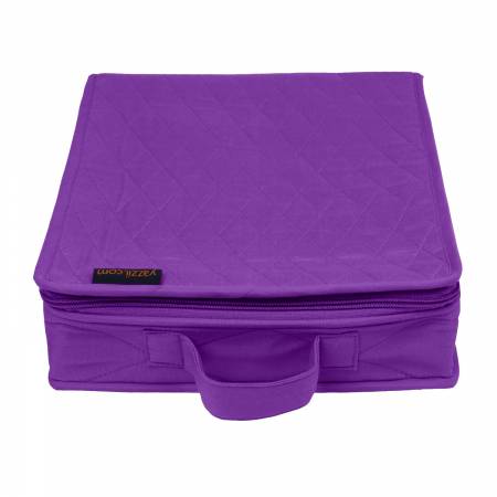 Yazzii Craft Box Fabric Top Purple CA474P Storage & Bags Yazzii   