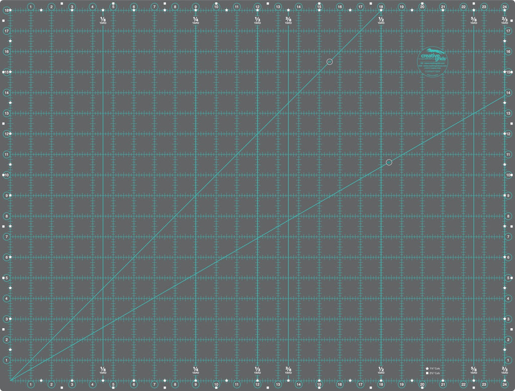 Creative Grids Cutting Mat 18" x 24" CGRMAT1824 Rulers GE Designs   