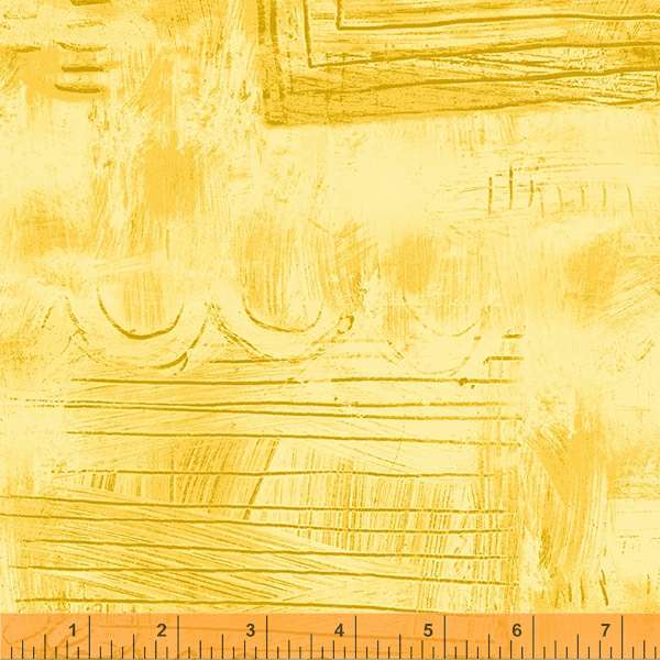 Colorwash Scribble Honey 53120-5 Fabrics Windham Fabrics   
