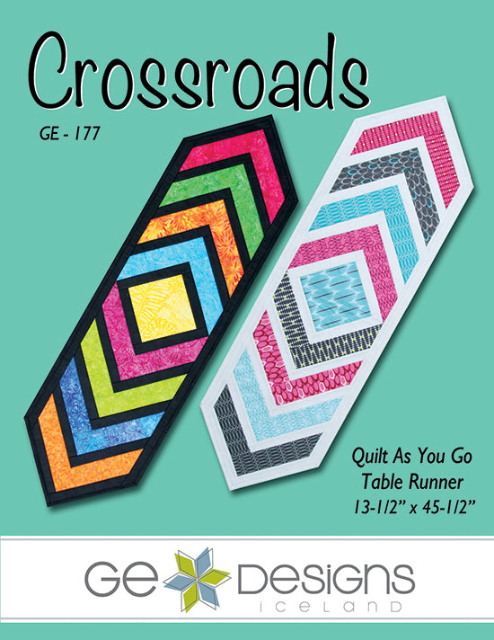 Crossroads Table Runner Pattern 177 Pattern GE Designs   