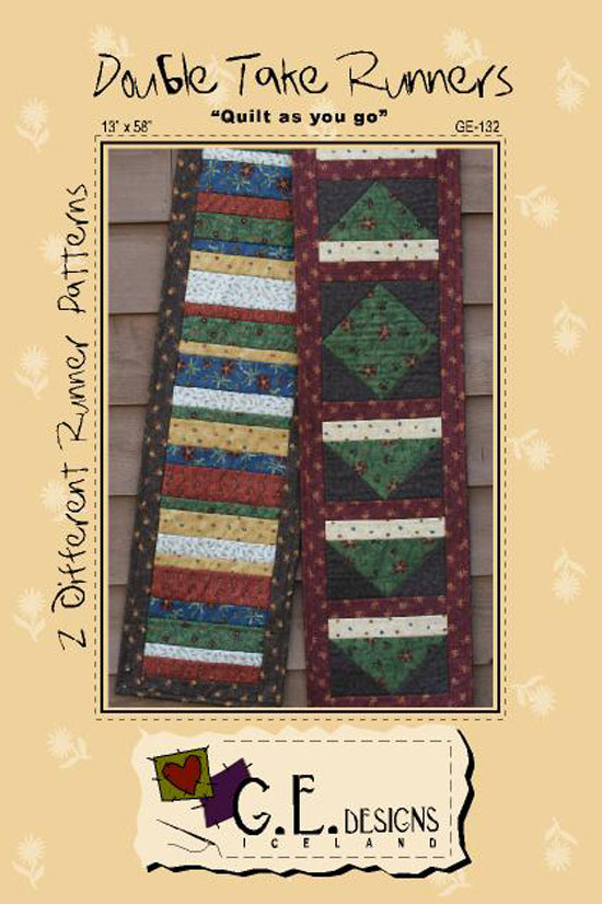 Double Take Runners Patterns 132 Pattern GE Designs   