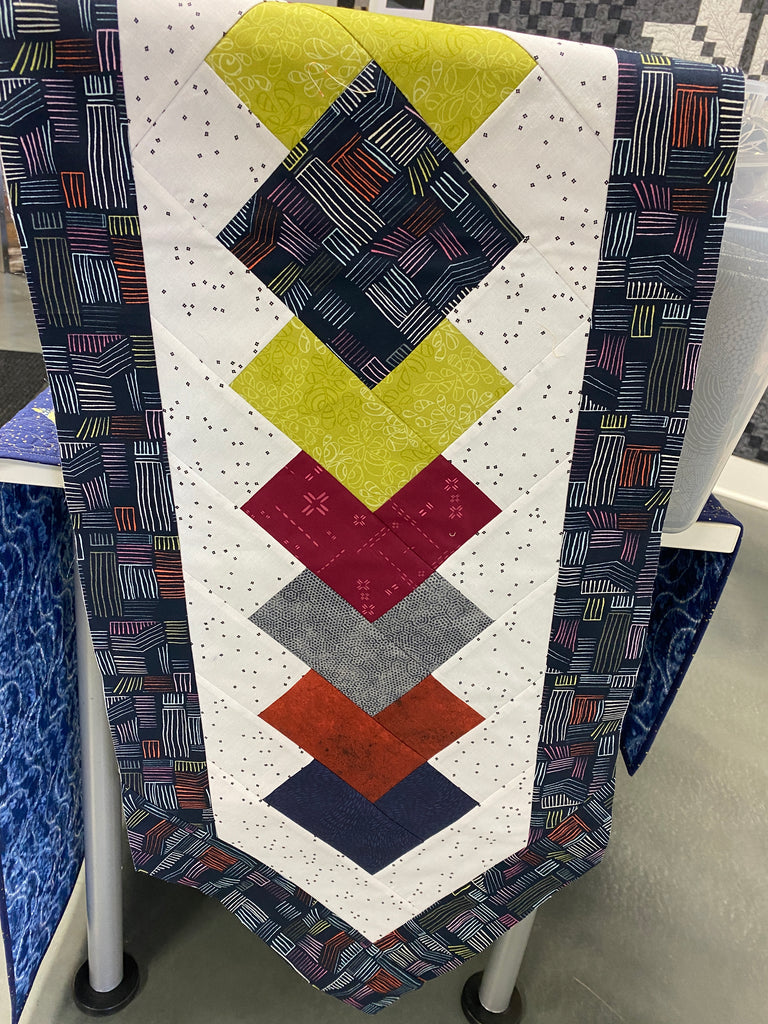 Duty Calls Table runner - Pattern and Video Class Pattern GE Designs   