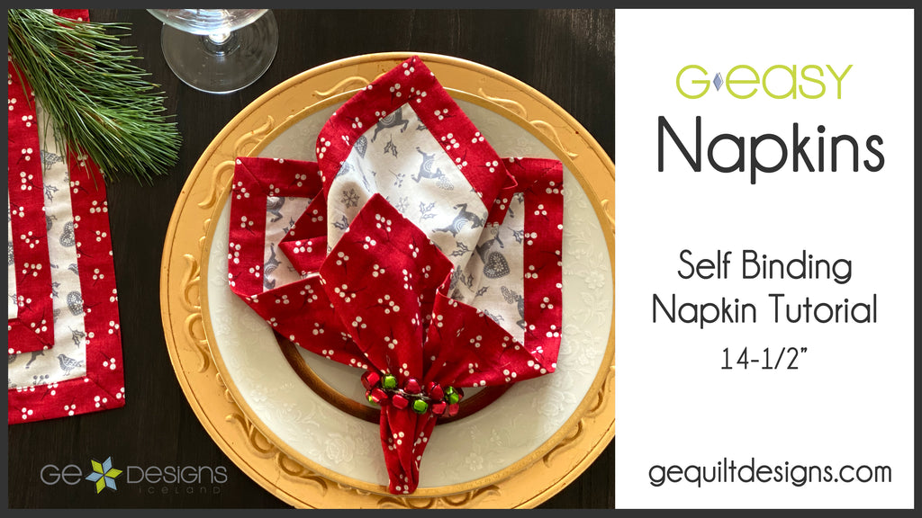 GEasy Napkins Pattern GE Designs   