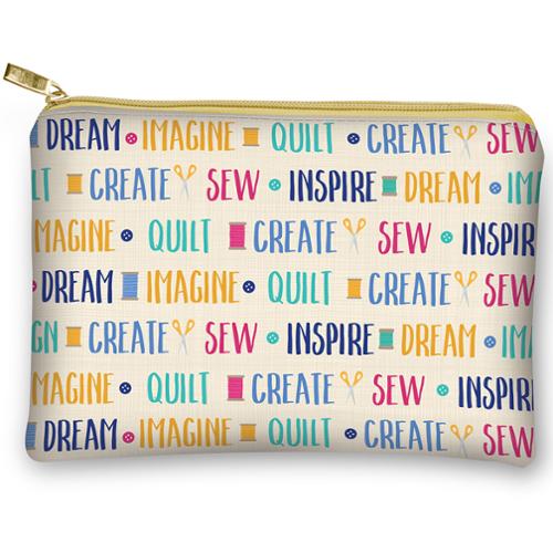 Glam Bag Quilting Typography 1005-36 Storage & Bags Moda Fabrics   