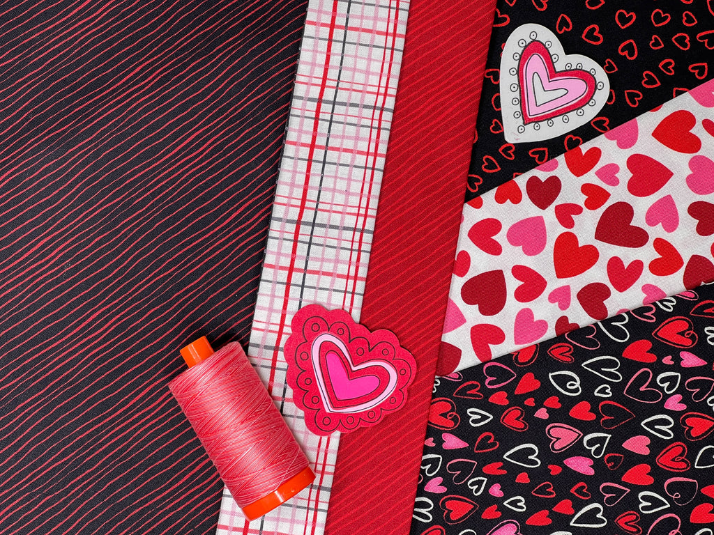 Happy Hearts Stash Builder Bundle Fabrics Wilmington   