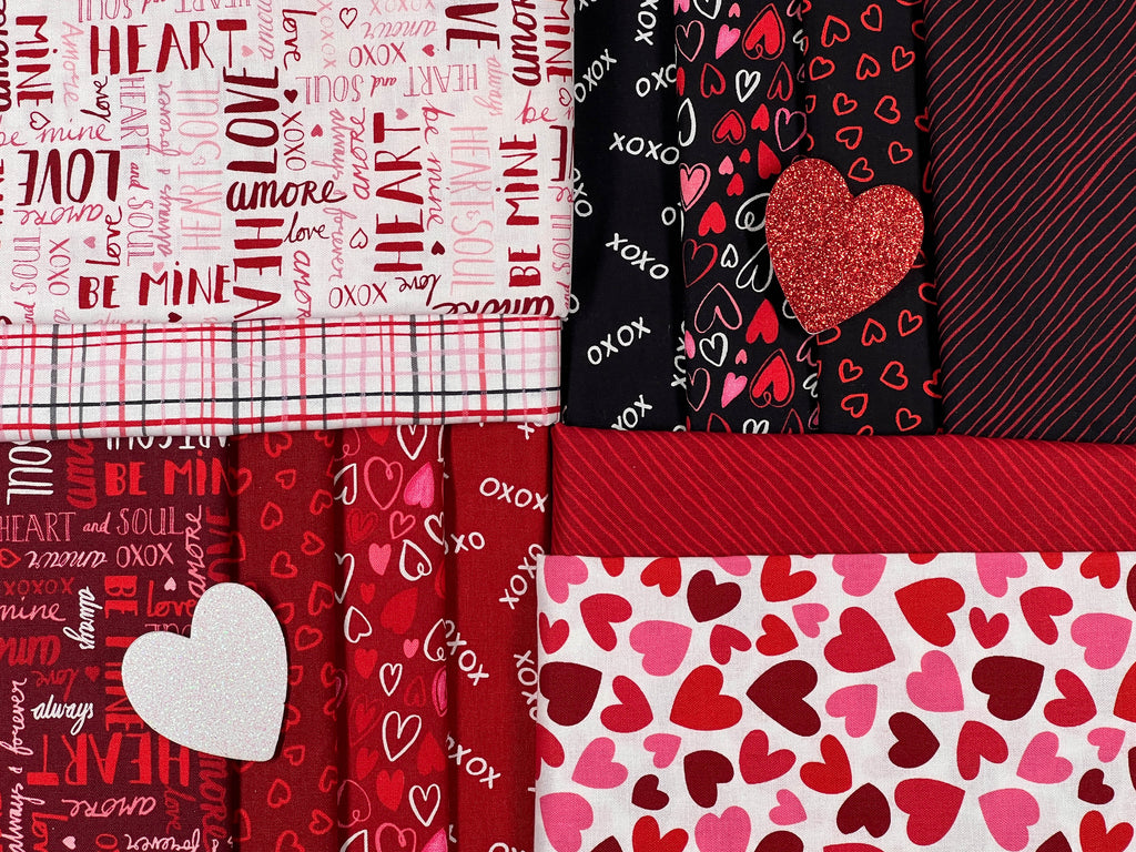 Happy Hearts Stash Builder Bundle Fabrics Wilmington   