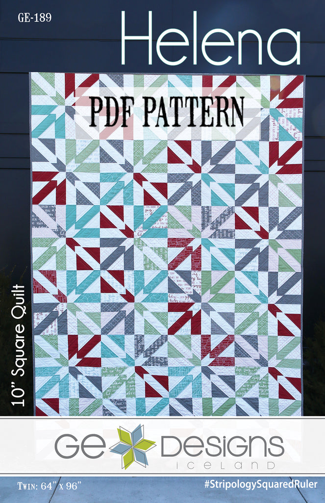 Helena - 10" Square PDF Pattern 189 Pattern GE Designs   