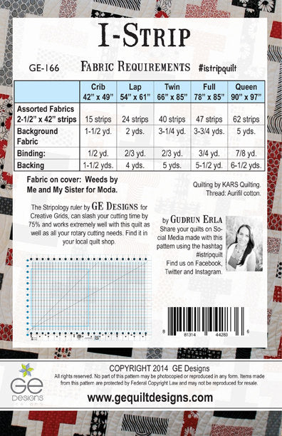 I-Strip Pattern 166 Pattern GE Designs   