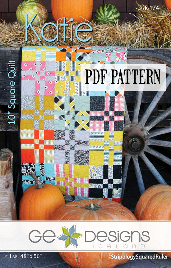 Katie 10" Square Pattern PDF 174 Pattern GE Designs   