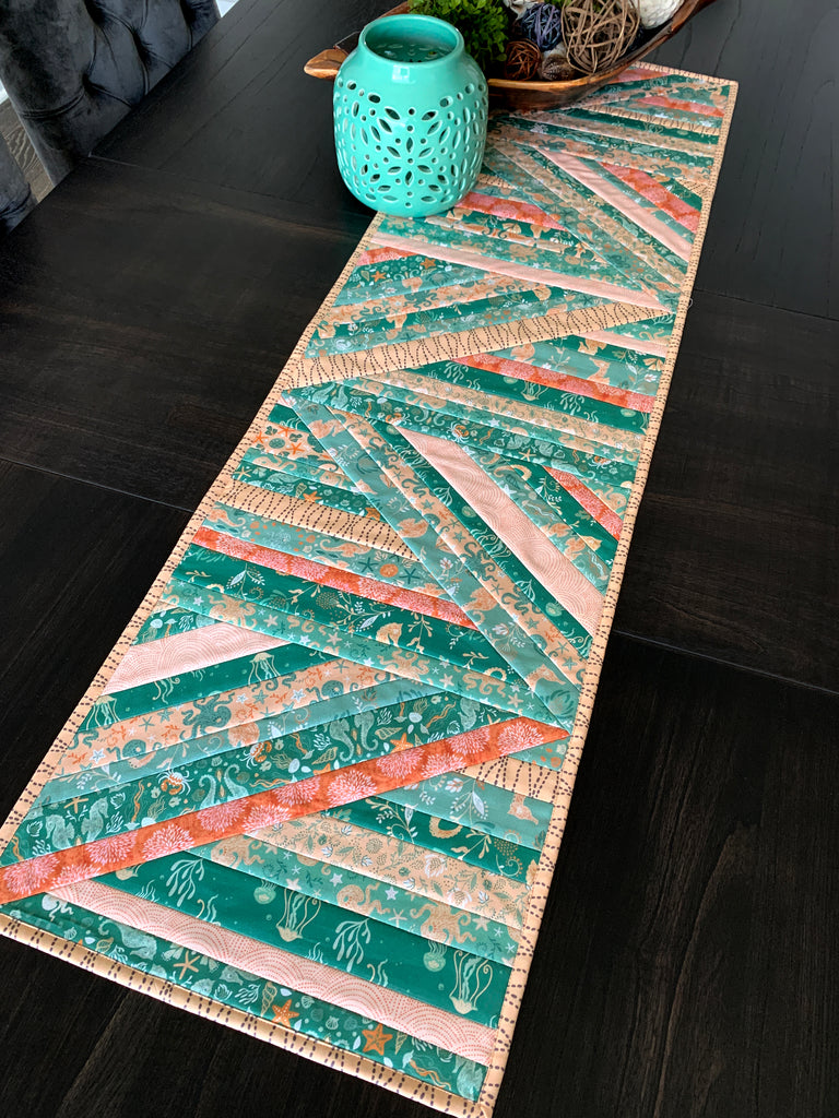 Low Tide Table runner - Pattern and Video Class Pattern GE Designs   