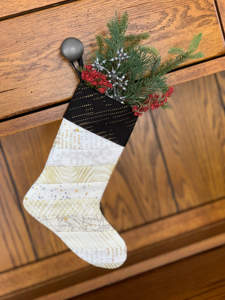 Scrappy Mini Stocking Pattern GE Designs   