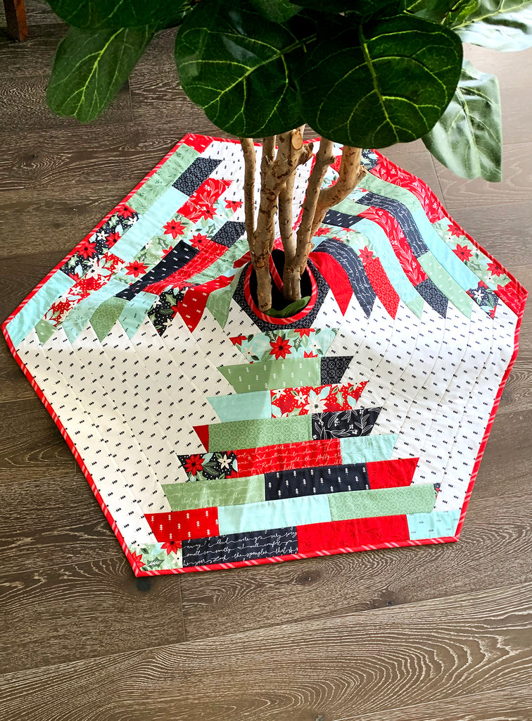 Noelle Tree Skirt and Topper - Pattern and Video Class Pattern GE Designs   