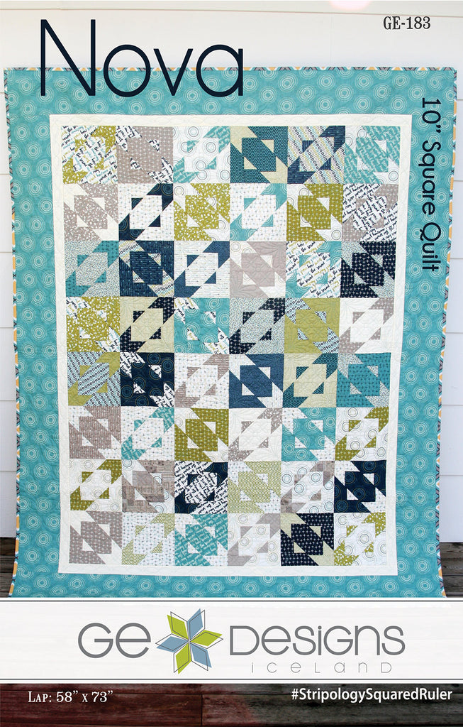 Nova 10" Square Pattern 183 Pattern GE Designs   