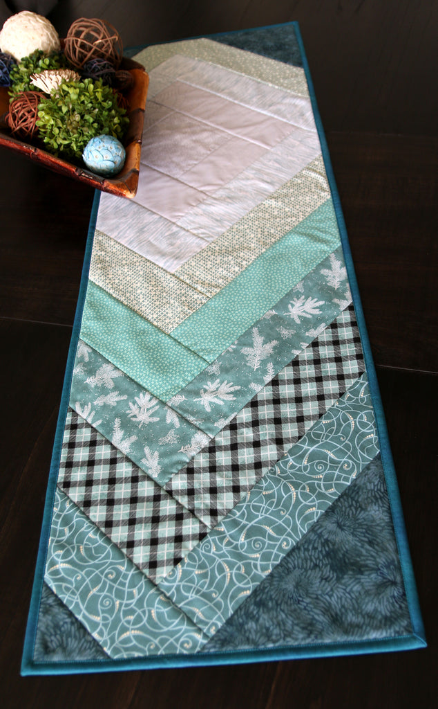 Off Kilter Table runner - Pattern and Video Class Pattern GE Designs   