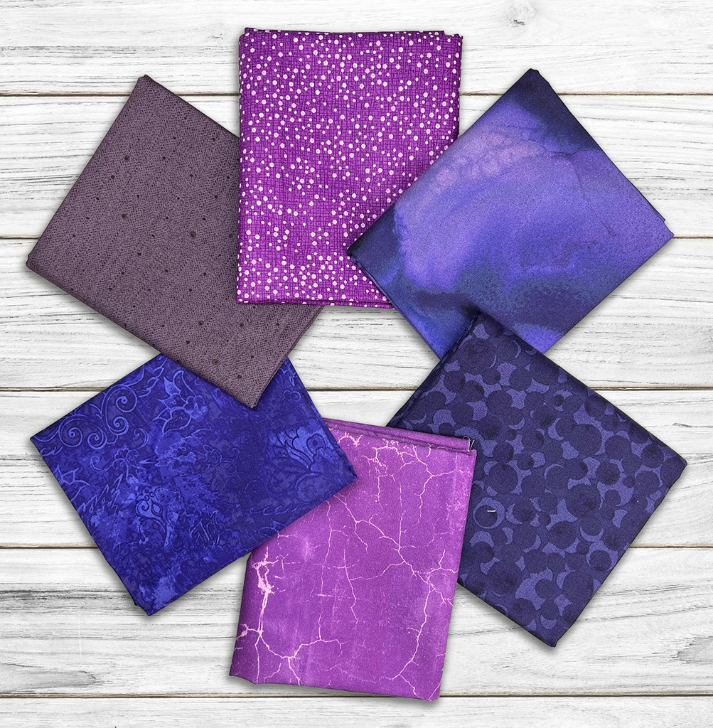 Mystery Bundle - Basic Purple Fabrics GE Designs