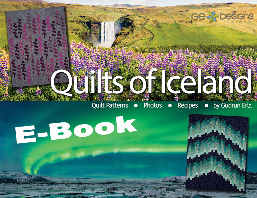 Quilts Of Iceland E-Book Book GE Designs   