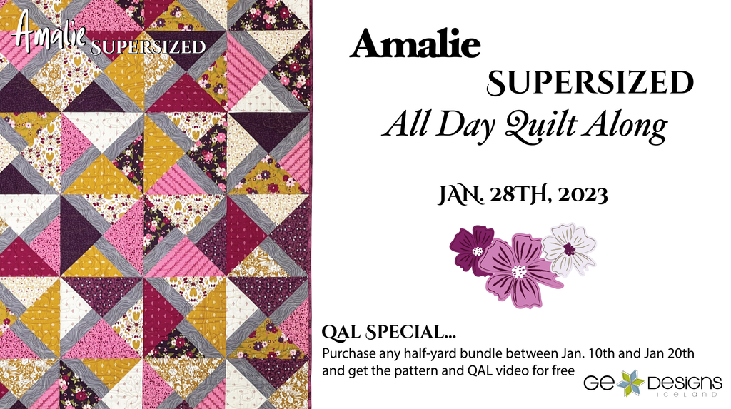 Amalie Supersized - PDF Pattern and Video Class 233 Pattern GE Designs   