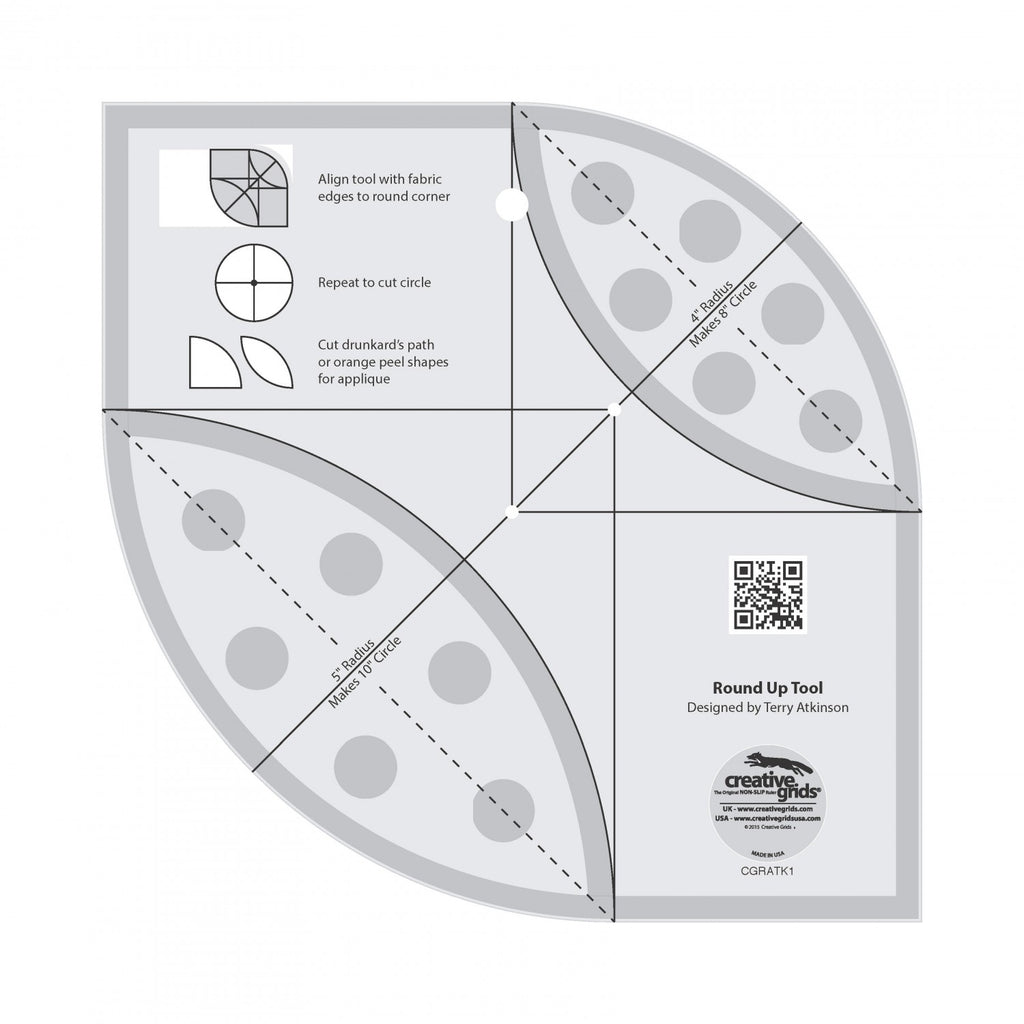 Creative Grids Round Up Tool CGRATK1 Rulers Checker   