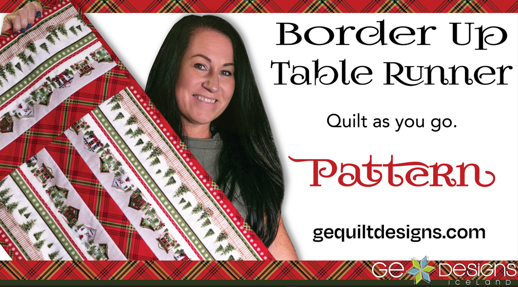 Border Up Table Runner Pattern PDF Pattern GE Designs   