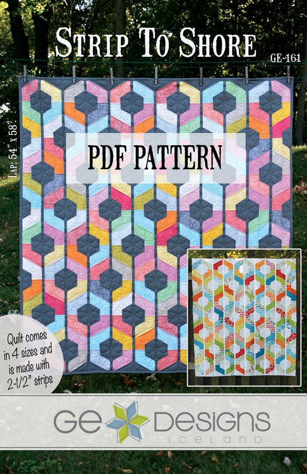 Strip To Shore Pattern PDF 161 Pattern GE Designs   