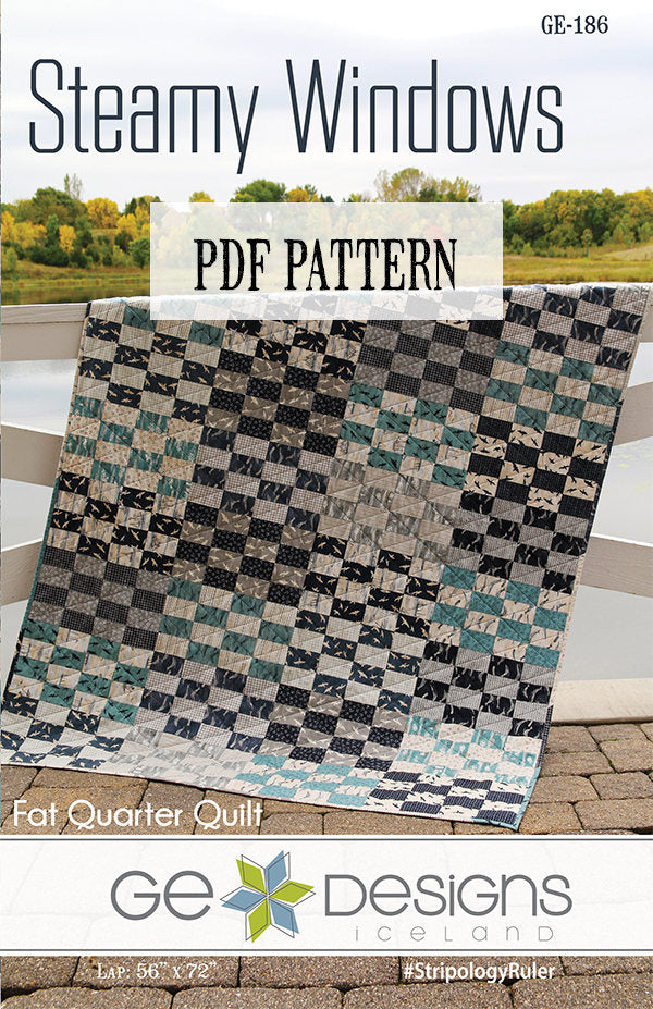 Steamy Windows Pattern PDF 186 Pattern GE Designs   